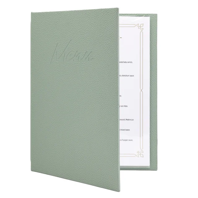 Menukaart Securit Signature A4 groen