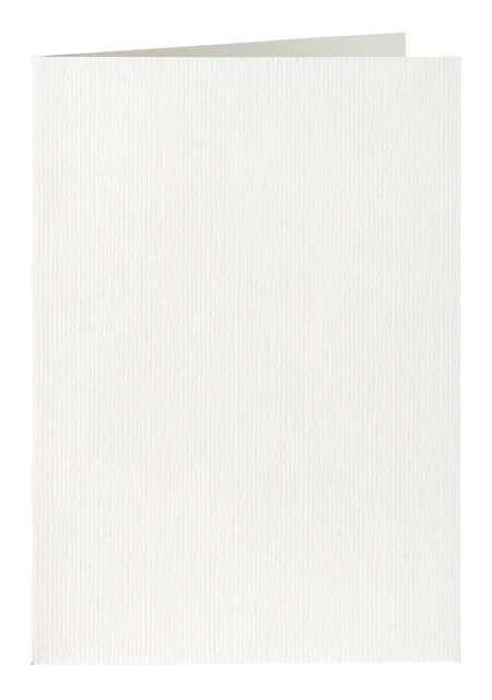 Correspondentiekaart Papicolor dubbel 105x148mm hagelwit pak à 6 stuks