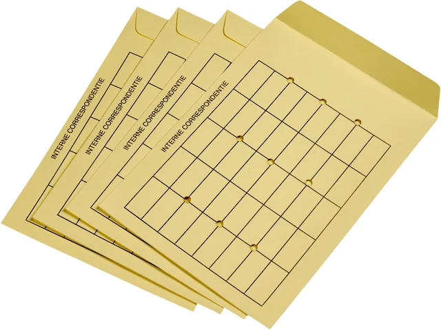 Envelop Quantore huispost EB4 262x371mm met opdruk 25 stuks