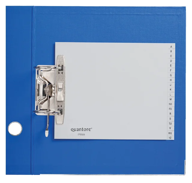 Ordner alfabet Quantore 2-gaats 18x22.5 PP grijs