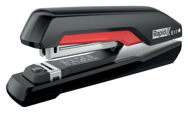 Nietmachine Rapid Supreme fullstrip S17 30 vel zwart/rood