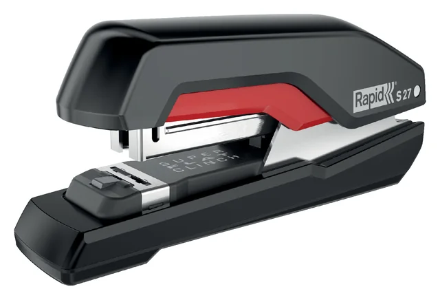 Nietmachine Rapid Supreme halfstrip s27 30 vel zwart/rood