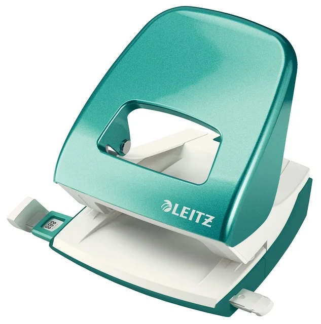 Perforator Leitz NeXXt WOW 5008 metaal 30 vel ijsblauw