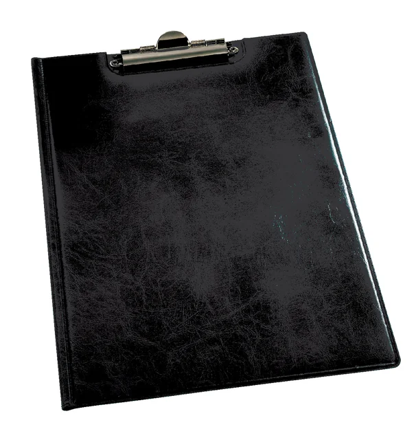 Klembordmap Durable 2355 A4 met kopklem en insteek zwart