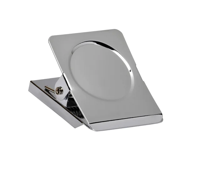 Papierklem MAUL magnetisch vierkant 40mm zilver