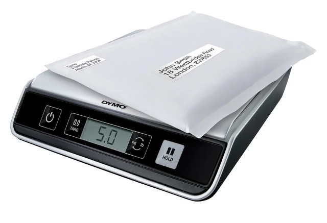 Pakketweger Dymo M10 digitaal tot 10 kilogram zilver/zwart