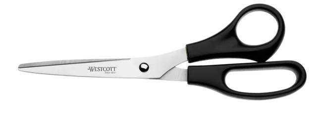 Kantoorschaar Westcott 210mm met kunststof grip rvs