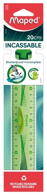 Liniaal Maped Flex met grip 20cm assorti