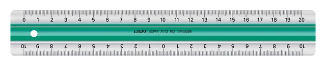 Liniaal Linex super S20 20cm transparant