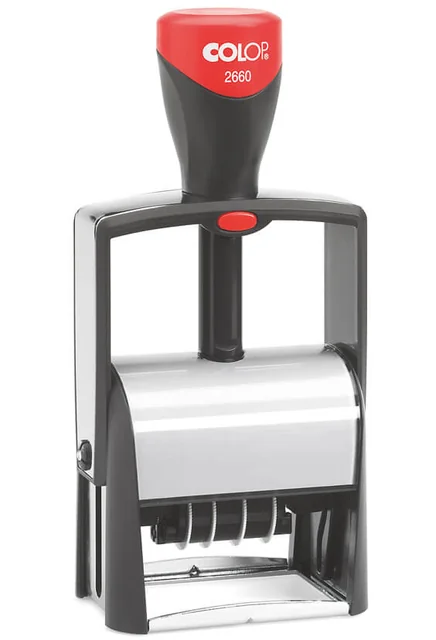 Woord-datumstempel Colop Heavy Duty 2660 Classic Line personaliseerbaar