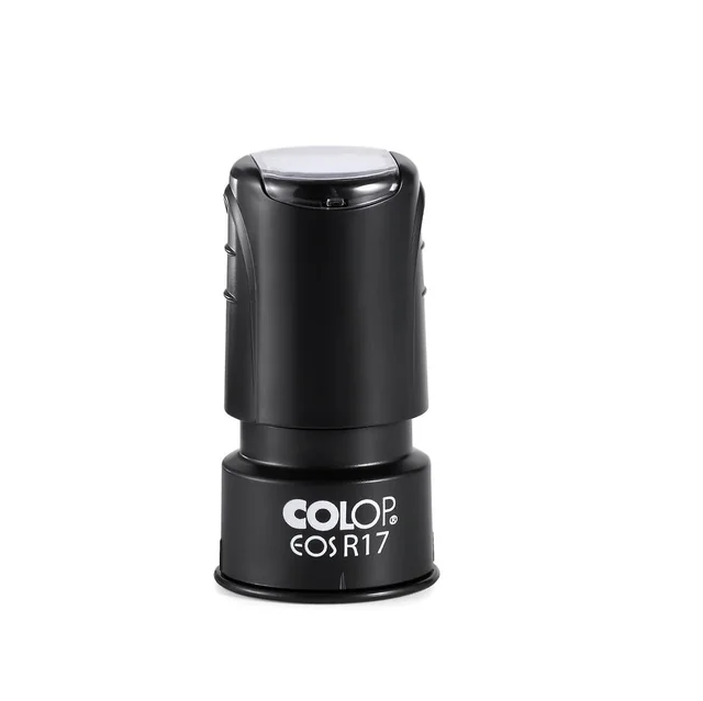 Tekststempel Colop EOS R 17 flashtechnologie met stempelplaat