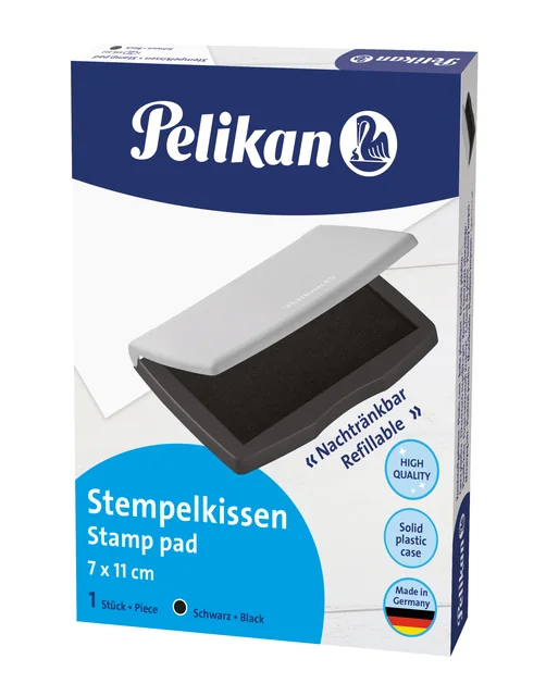 Stempelkussen Pelikan 2E 110x70mm zwart