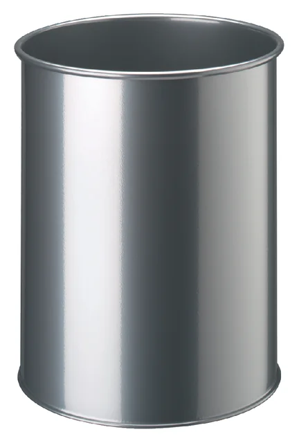 Papierbak Durable 3301-23 15 liter rond zilver