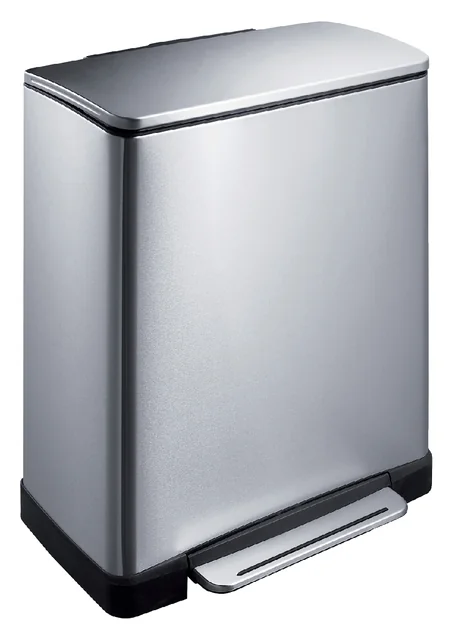 Pedaalemmer EKO E-Cube 18+28 liter rvs