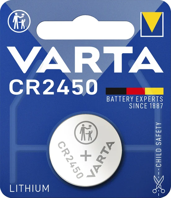 Batterij VARTA knoopcel 1x CR2450 lithium