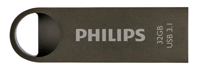 USB stick 3.1 Philips Moon USB-A 32GB grijs