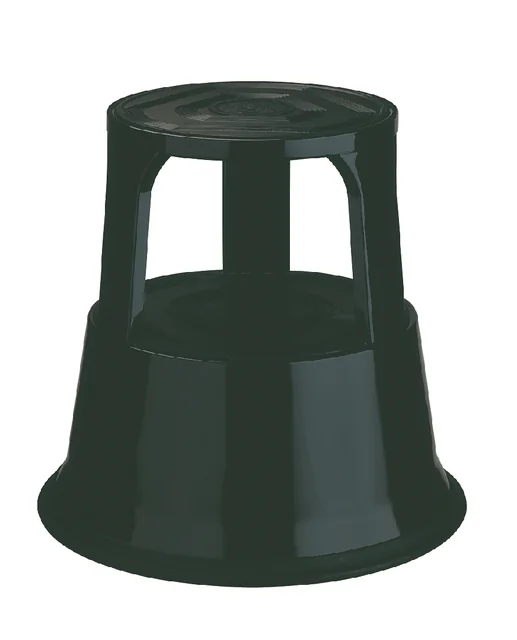 Opstapkruk Desq 420mm metaal zwart