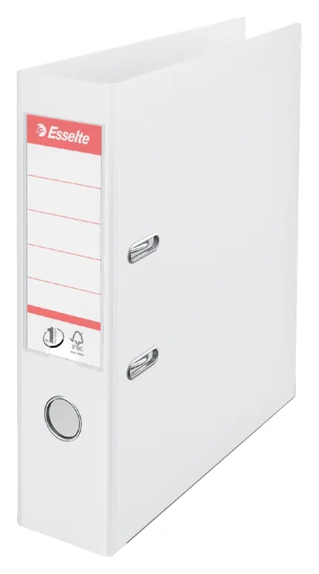 Ordner Esselte No.1 Power VIVIDA 75mm 30% gerecycled PP folie wit