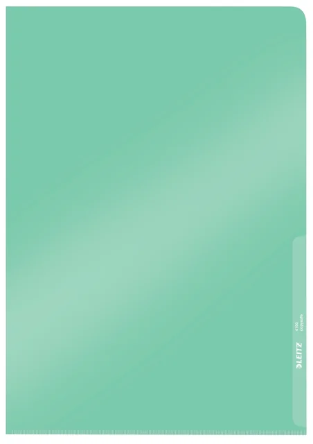 Insteekmap L-model Leitz Premium copy safe 0.15mm PVC A4 groen 100 stuks