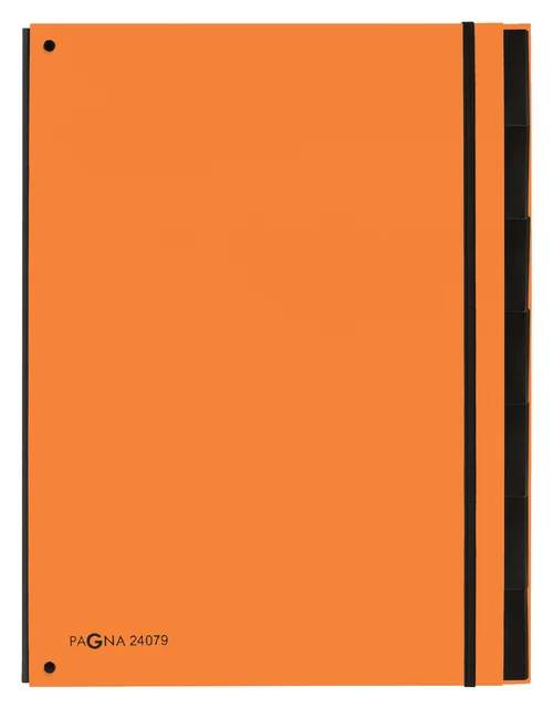 Sorteermap Pagna Trend A4 7 tabs oranje