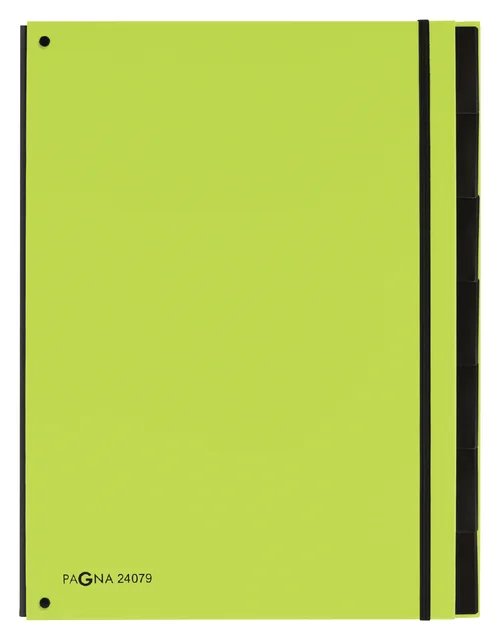 Sorteermap Pagna Trend A4 7 tabs appelgroen