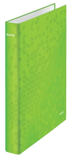 Ringband Leitz WOW A4 maxi 4-rings D-mechaniek 40mm groen
