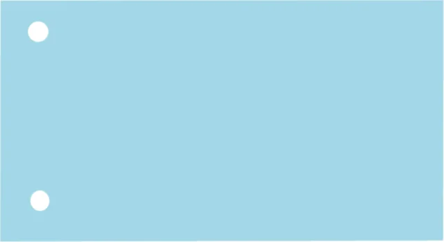 Scheidingsstrook Elba breed 225x120mm 190gr blauw 100 stuks