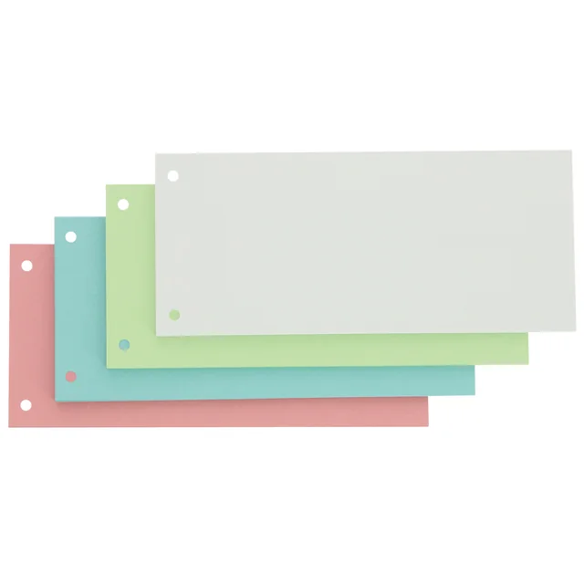 Scheidingsstrook Oxford smal 240x105mm 190gr assorti 100 stuks