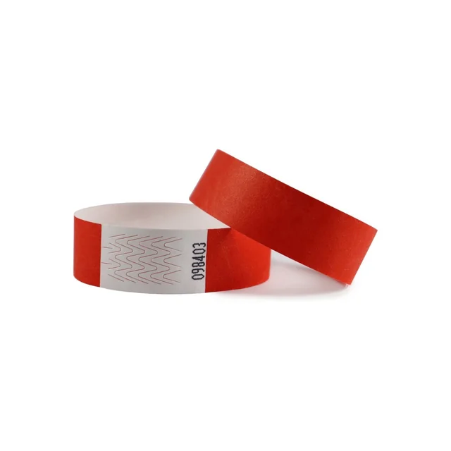 Polsband Combicraft Tyvek rood 100 stuks