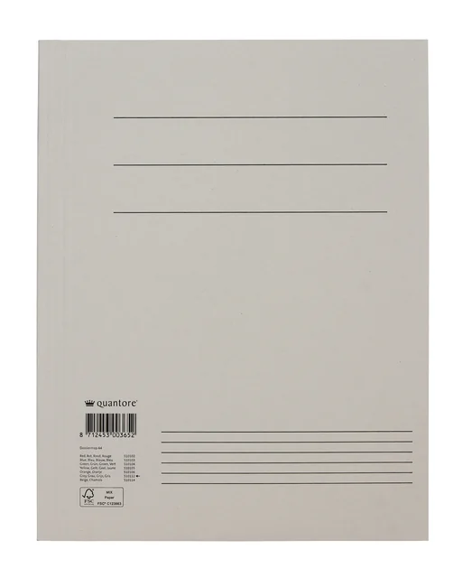 Dossiermap Quantore A4 320gr grijs