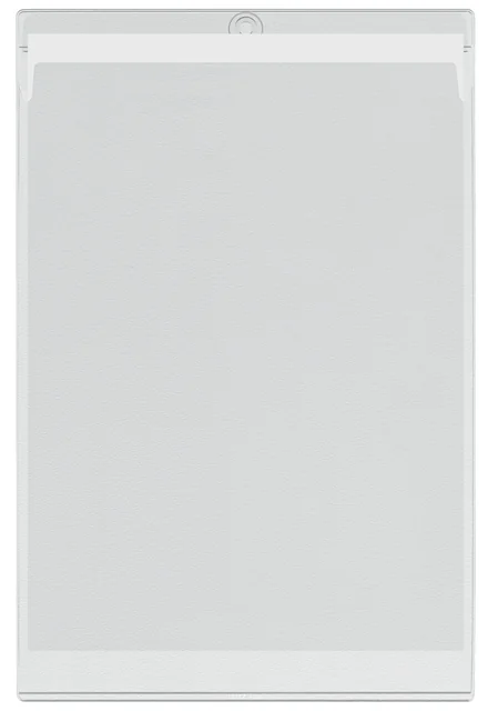 Insteekmap U-model Leitz Premium met ophangoog 0.20mm PVC A4 transparant 50 stuks