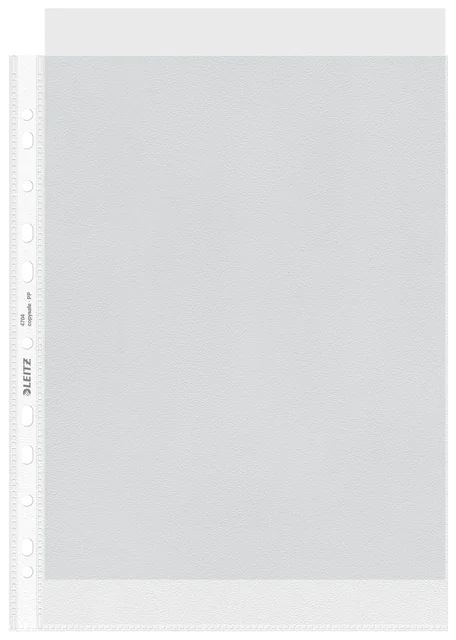 Showtas Leitz Premium 0.10mm PP A4 transparant 100 stuks