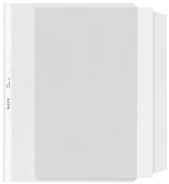 Showtas Leitz Premium met klep copy safe 0.13mm PP A4 transparant 50 stuks