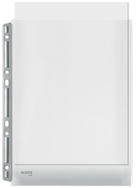 Harmonica showtas Leitz Premium 0.17mm metalen perforatiestrip copy safe A4 glashelder 3 stuks