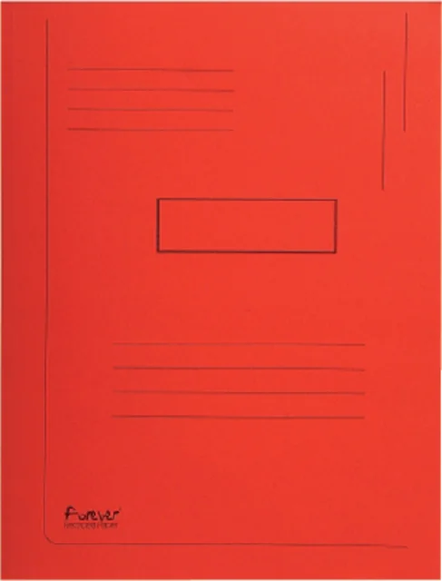 Dossiermap Exacompta Forever A4 2 kleppen 290gr rood