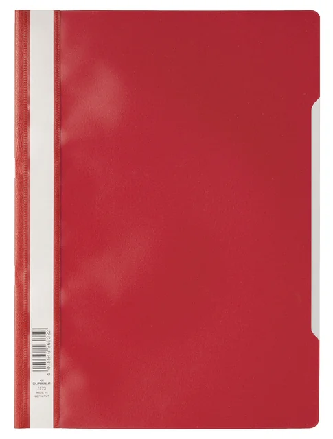 Snelhechter Durable A4 PP rood