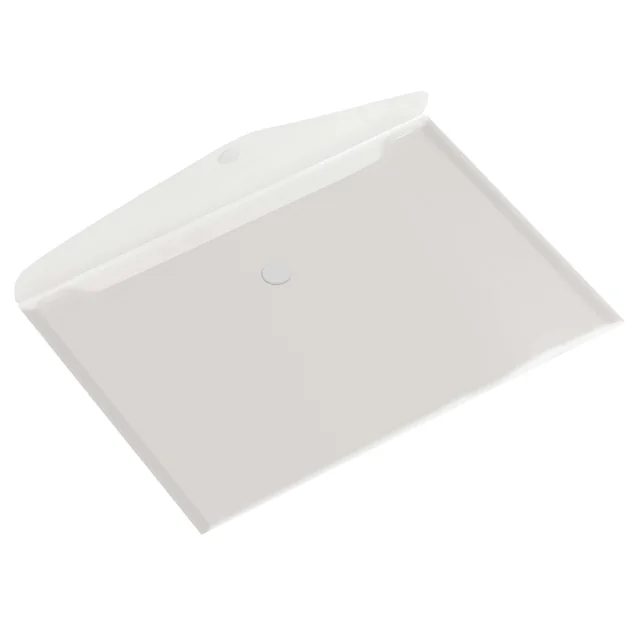 Enveloptas Europel A5 250x180mm dwars transparant wit