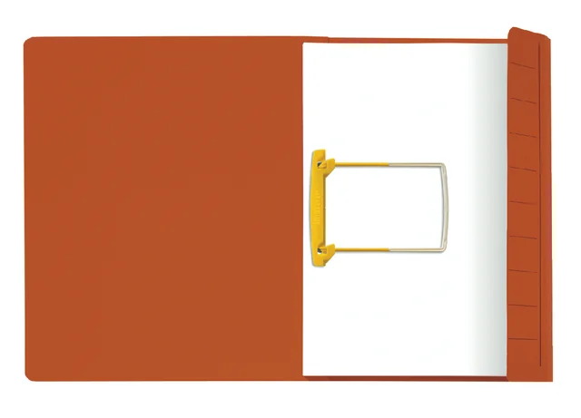 Clipmap Secolor A4 100% gerecycled karton 250gr rood verpakt per 10 stuks
