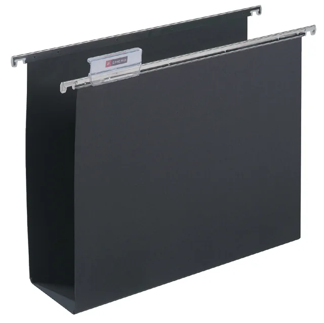 Hangmap Djois Alzicht A4 frontaal U-bodem 80mm zwart