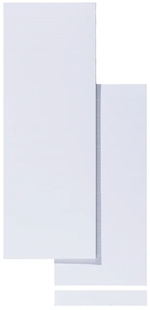 Ruiterstrook voor Djois Alzicht hangmappen 100mm wit 25 stuks