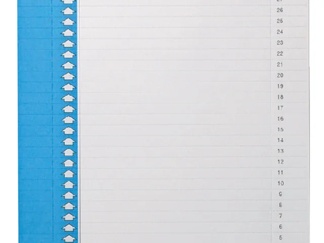 Ruiterstrook Elba Nr 9 157x7mm lateraal blauw 10 stuks