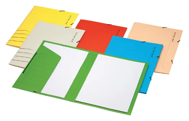 Elastomap Secolor Folio 100% gerecycled karton 250 gr Rood