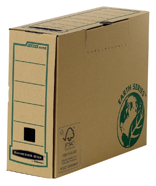 Archiefdoos Bankers Box Earth A4  transfer 100mm bruin