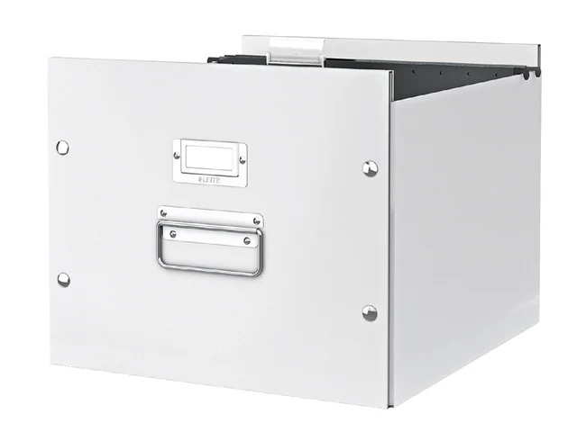 Hangmappenbox Leitz click & store WOW gerecycled karton 357x285x367mm wit