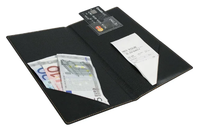 Betaalmap Securit Trendy 230x130mm zwart