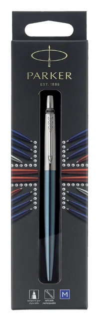 Balpen Parker Jotter Waterloo blue CT medium blister à 1 stuk