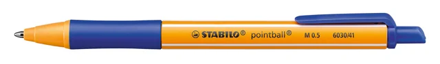 Balpen STABILO pointball 6030/41 medium blauw