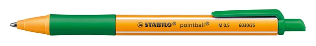 Balpen STABILO pointball 6030/36 medium groen