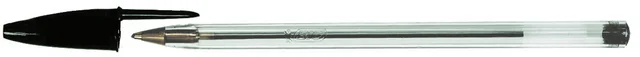 Balpen Bic Cristal medium zwart doos à 90+10 gratis