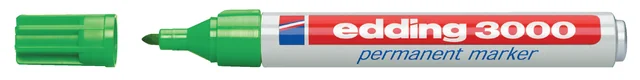 Viltstift edding 3000 rond 1.5-3mm lichtgroen
